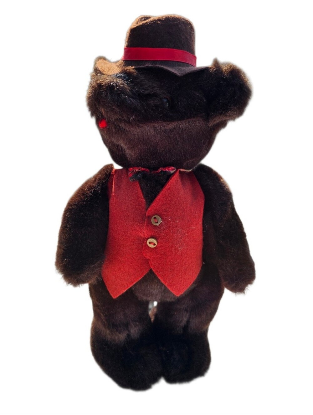 Vintage Kent Collectible Grandfather Bear 1985 Hat And Vest